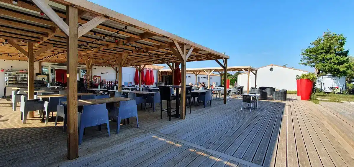 restaurant terrasse camping ile de re